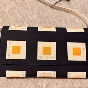 Bulgari Black and Yellow Crossbody Bag